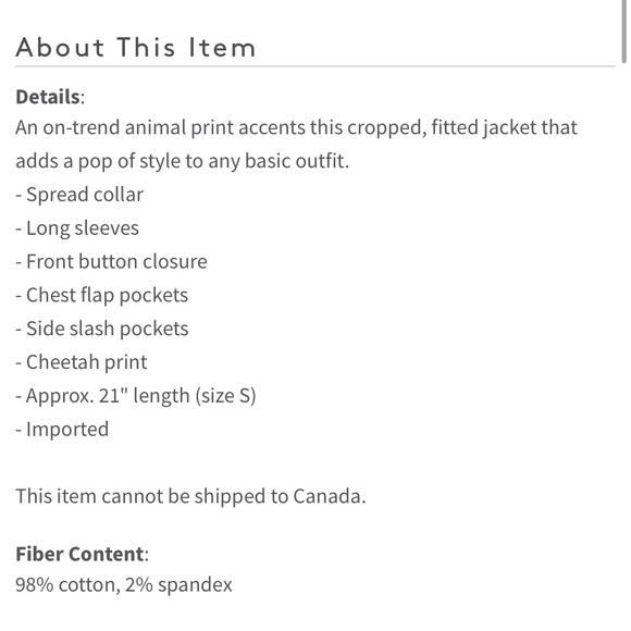 Fitted leopard print denim jacket - Picture 5 of 5